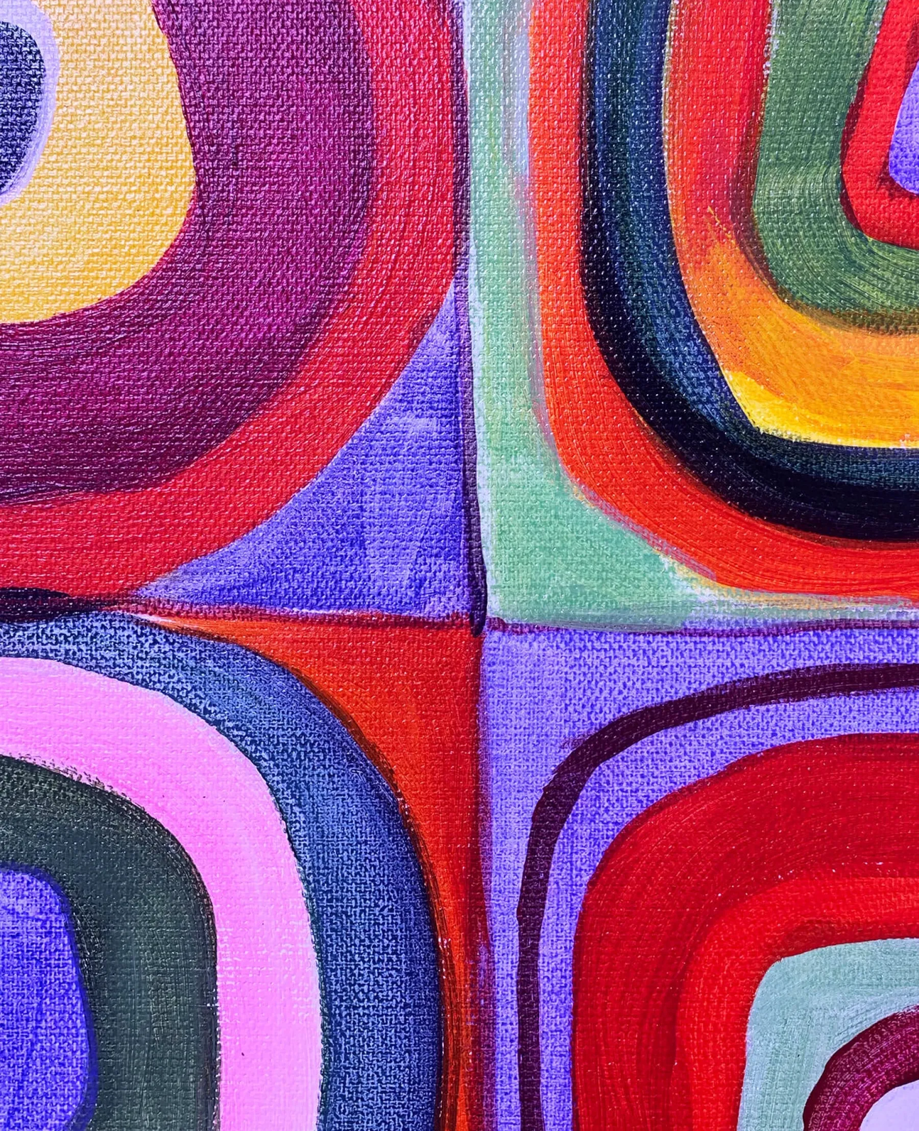 Galerie Mont Color Study, Squares with Concentric Circles - Vassily Kandinsky^ Kandinsky