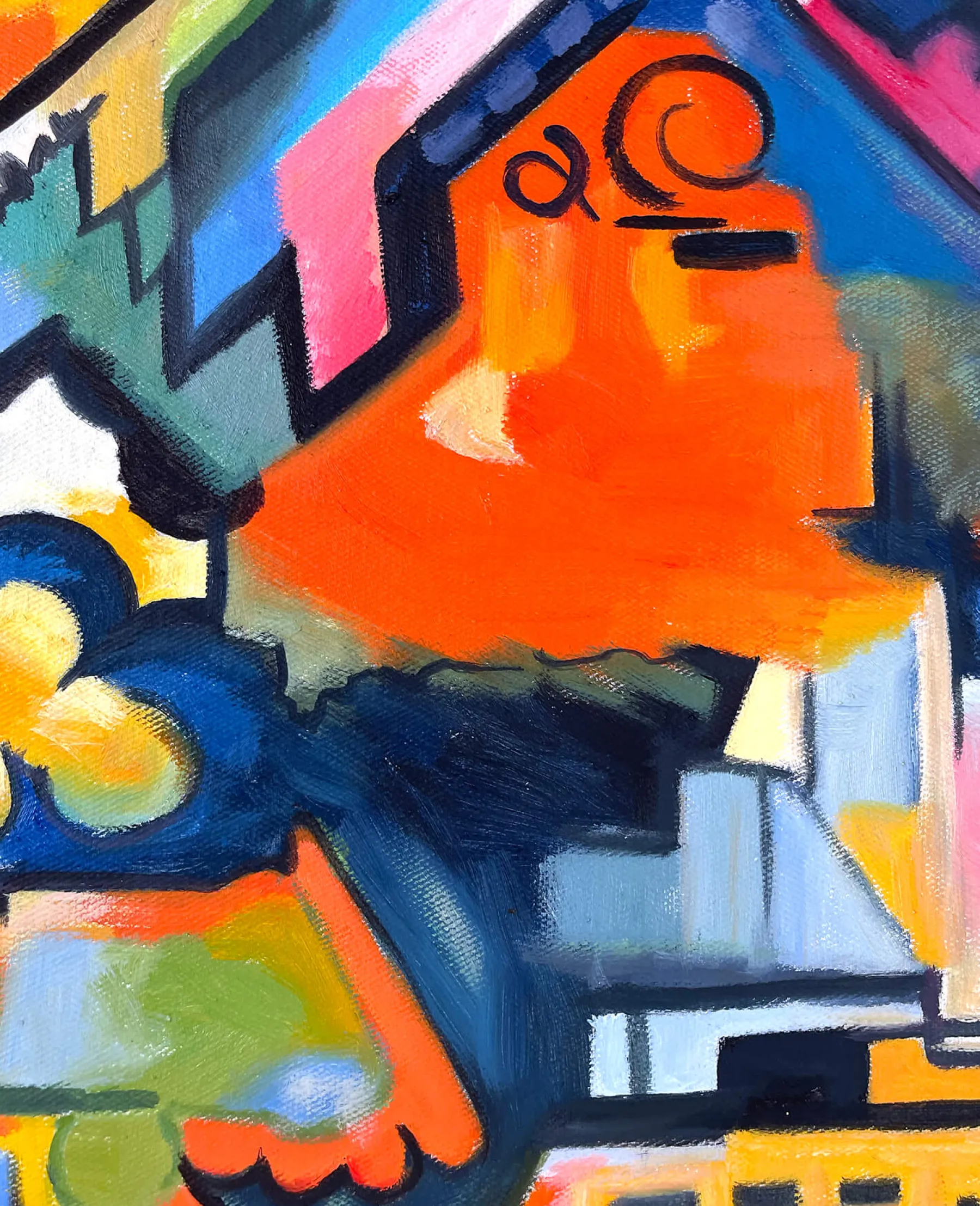 Galerie Mont Colored composition Tribute to Bach - August Macke^ Macke