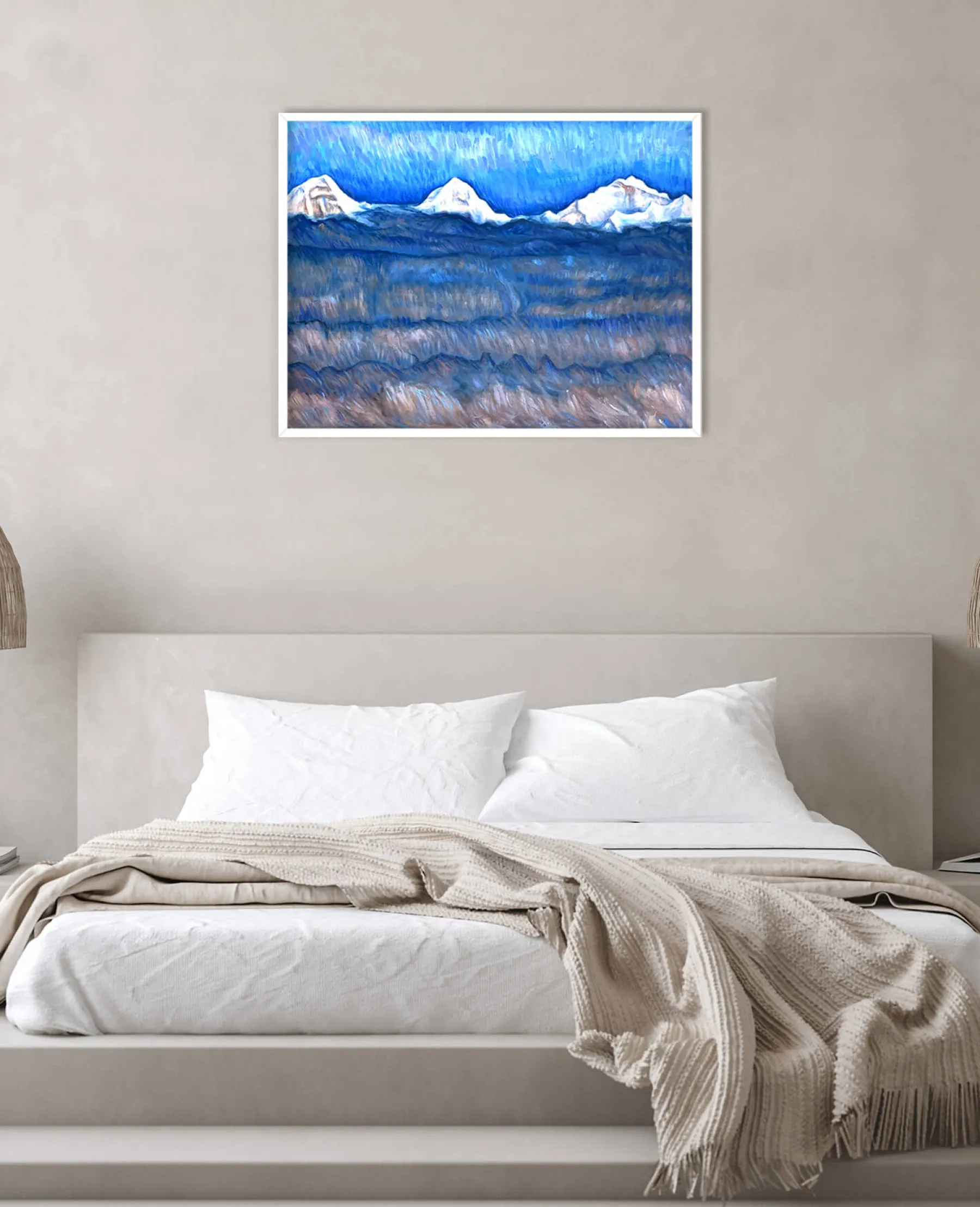 Galerie Mont Eiger, Mönch and Jungfrau above the sea of fog - Ferdinand Hodler^ Hodler