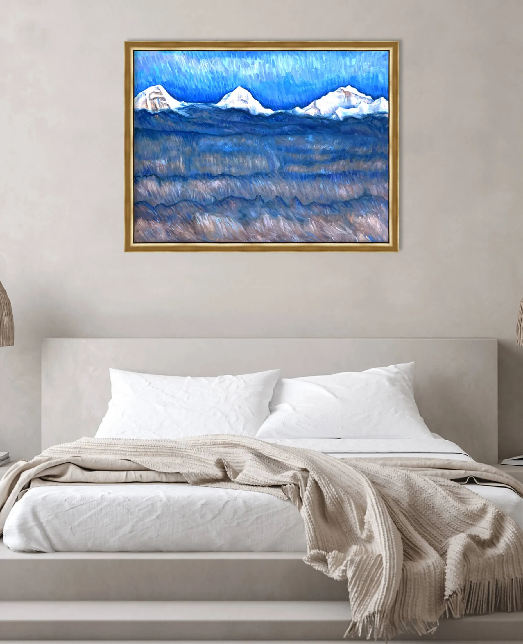 Galerie Mont Eiger, Mönch and Jungfrau above the sea of fog - Ferdinand Hodler^ Hodler