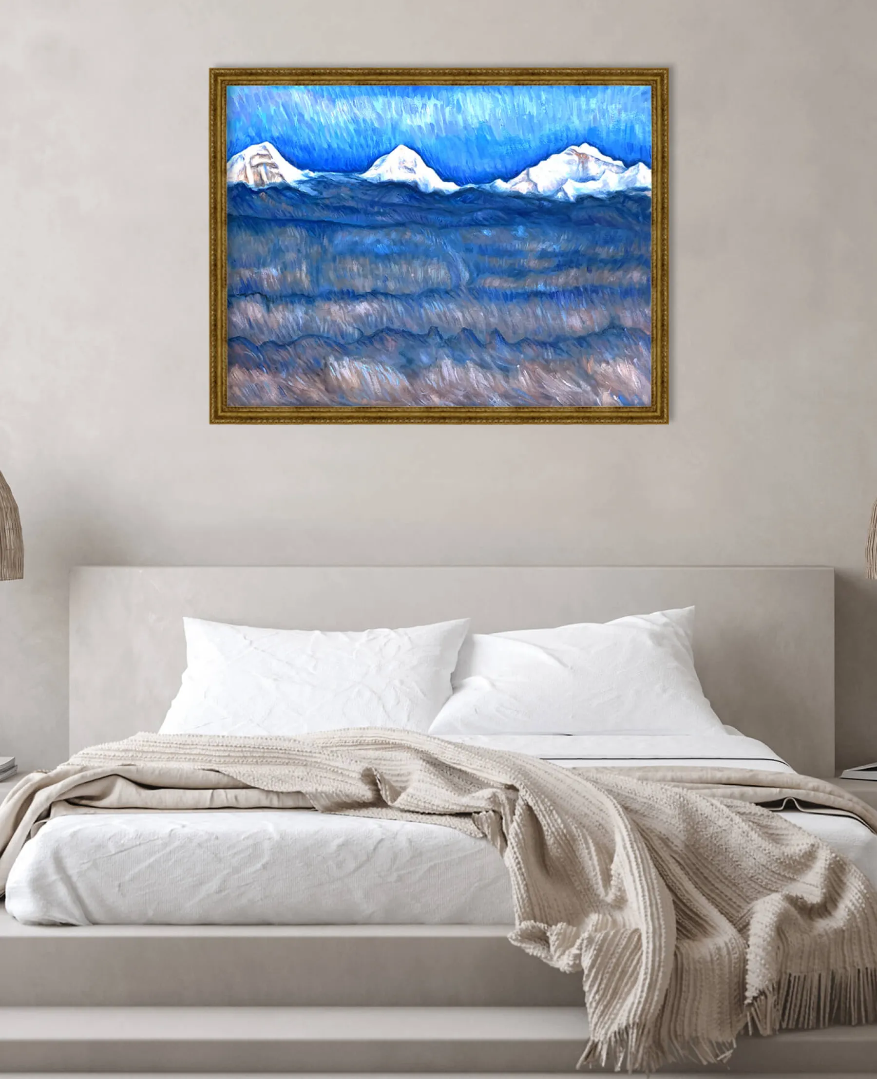 Galerie Mont Eiger, Mönch and Jungfrau above the sea of fog - Ferdinand Hodler^ Hodler