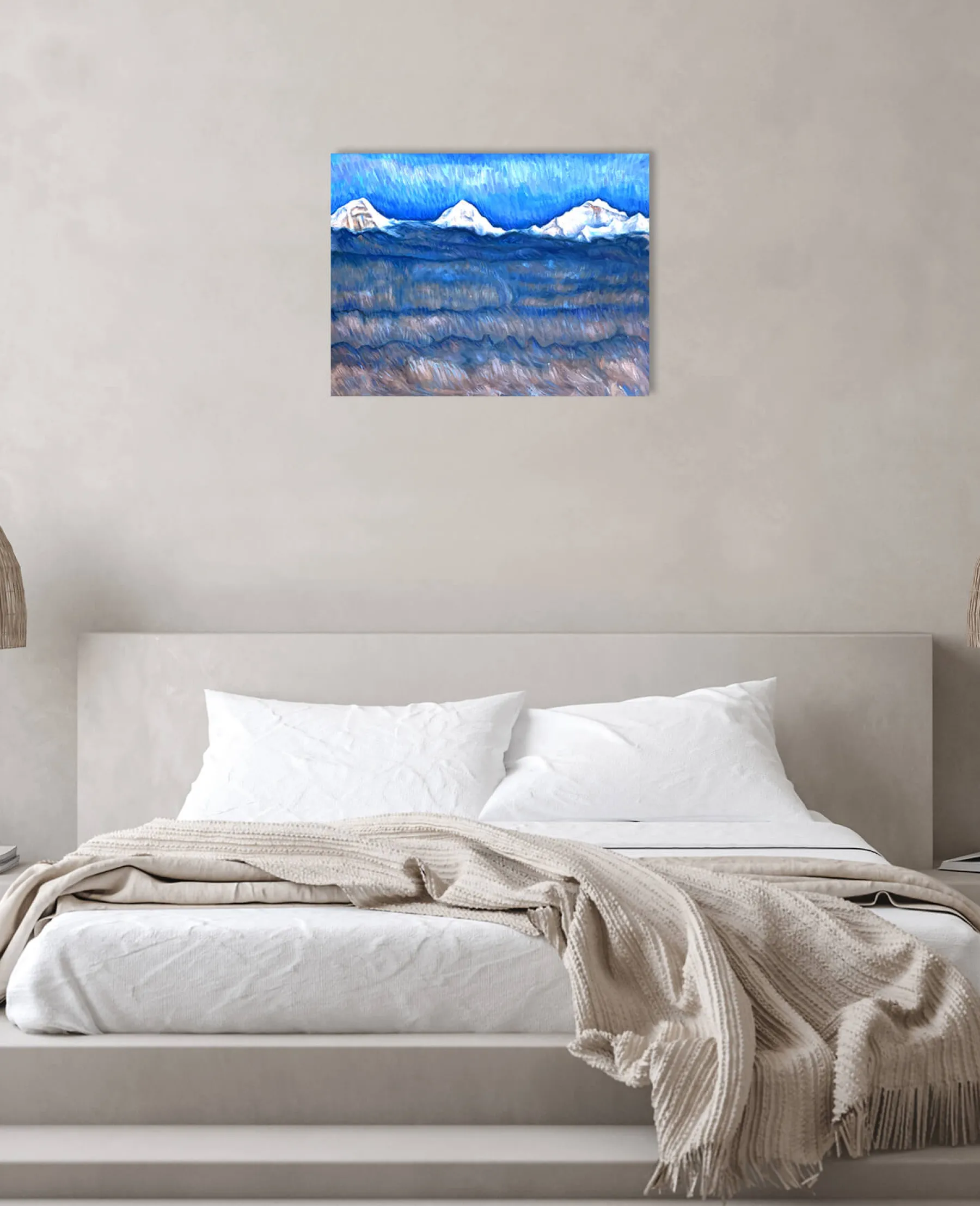 Galerie Mont Eiger, Mönch and Jungfrau above the sea of fog - Ferdinand Hodler^ Hodler
