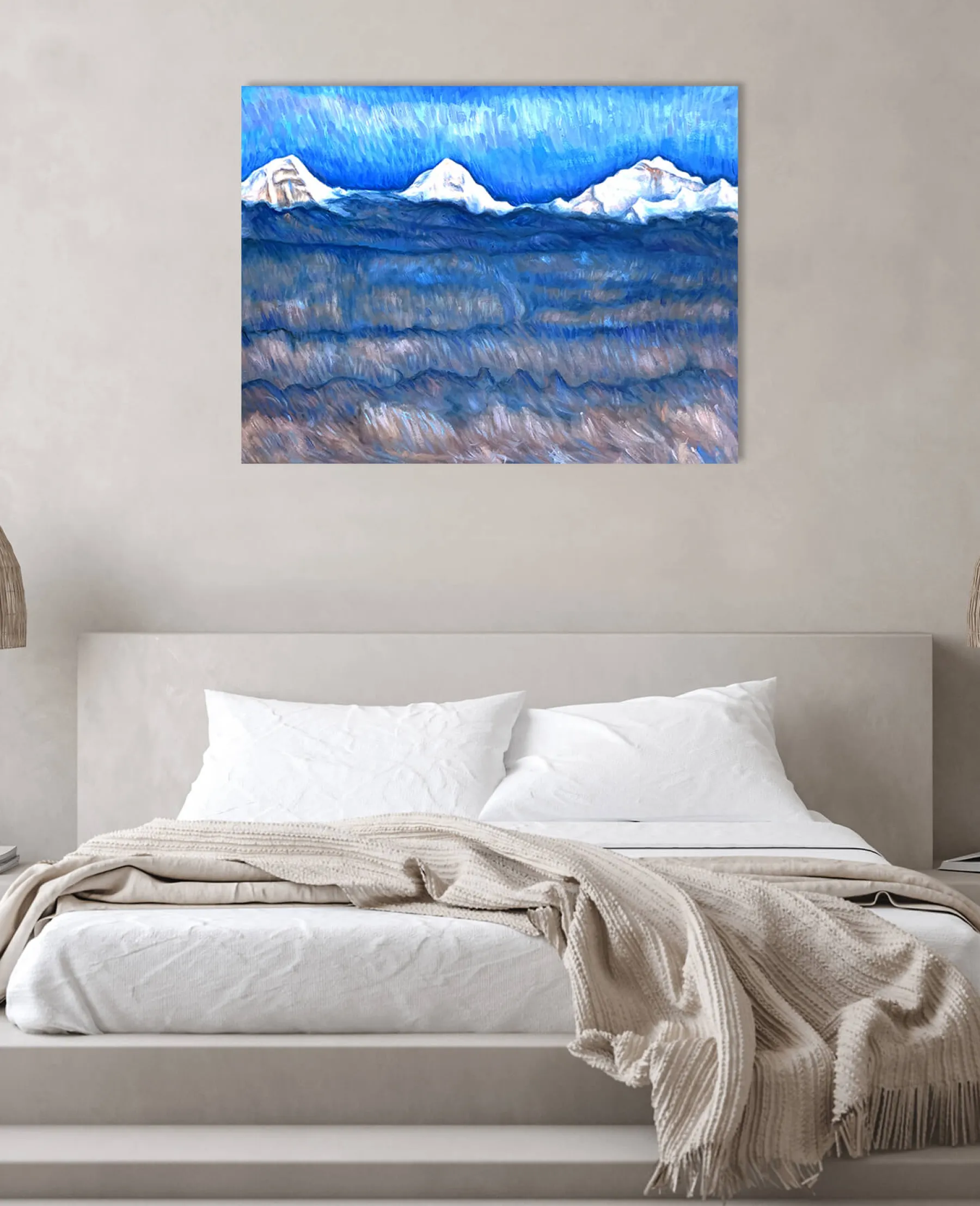 Galerie Mont Eiger, Mönch and Jungfrau above the sea of fog - Ferdinand Hodler^ Hodler