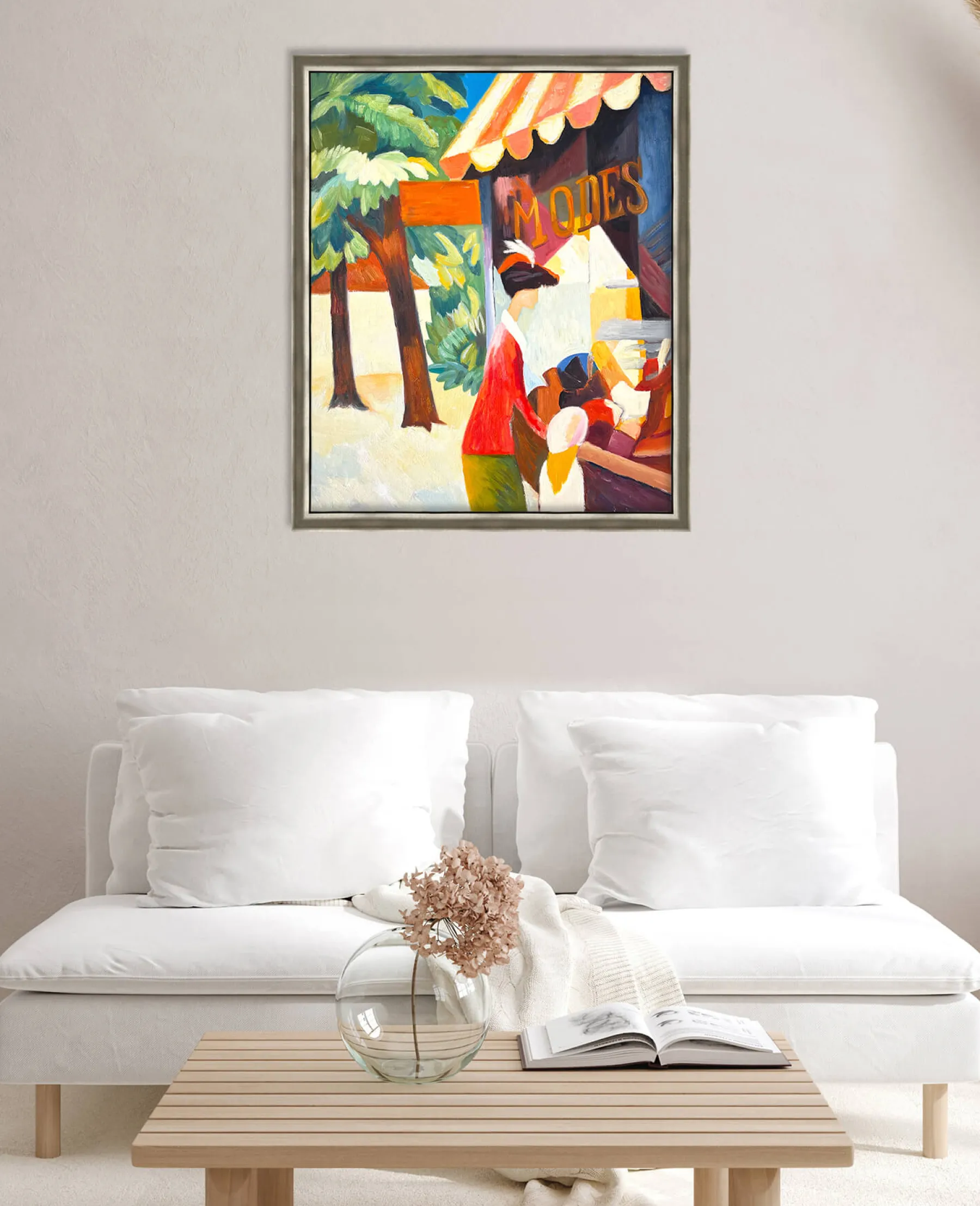 Galerie Mont In Front of the Hat Shop - August Macke^ Macke