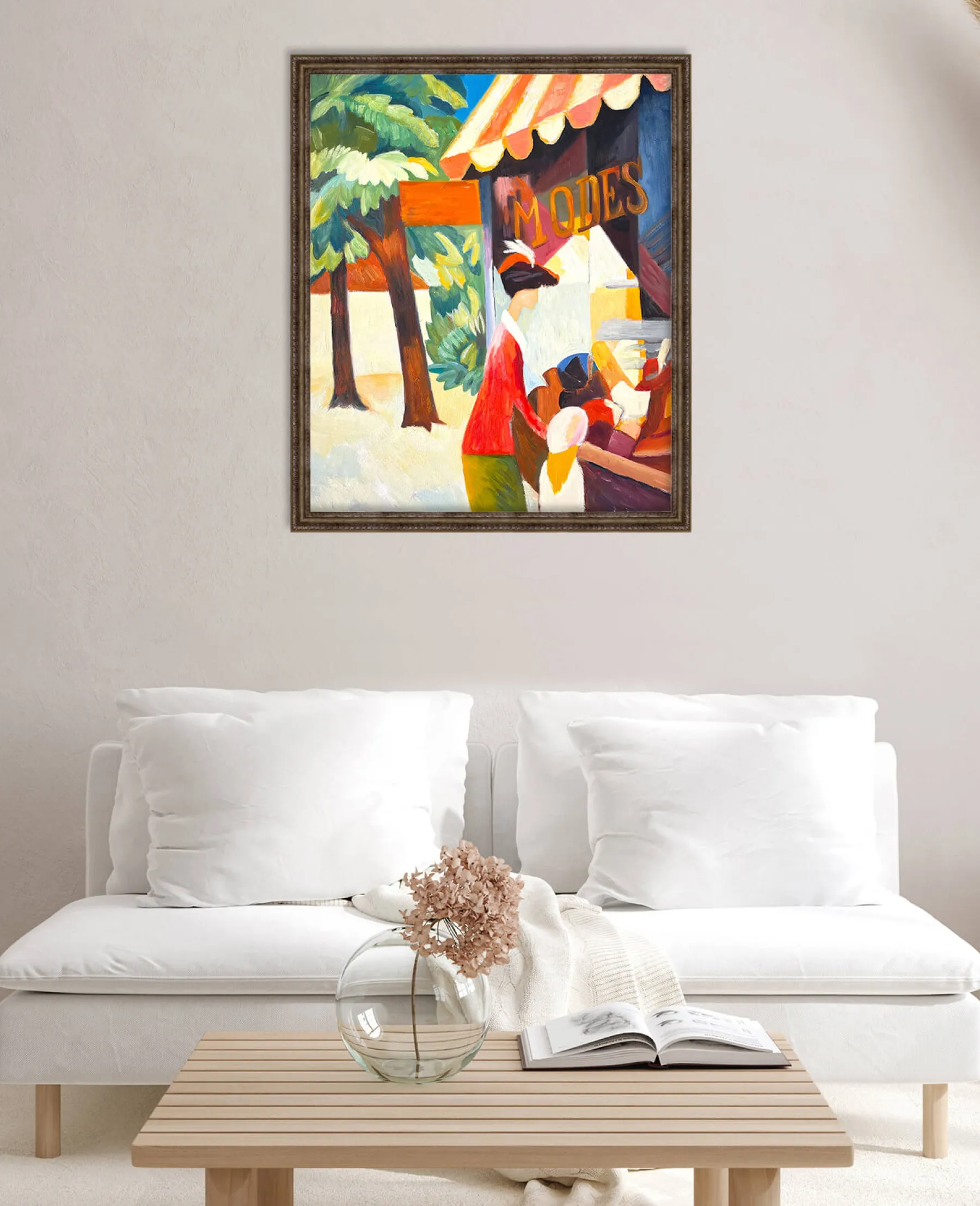 Galerie Mont In Front of the Hat Shop - August Macke^ Macke