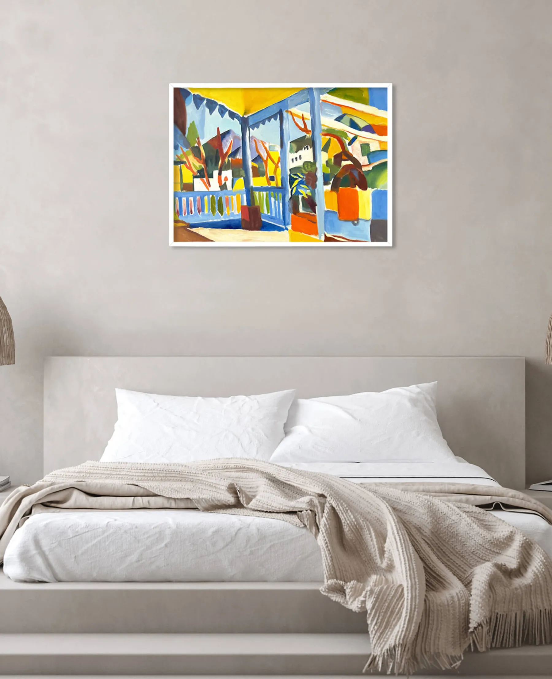 Galerie Mont Terrace of the country house in St. Germain - August Macke^ Macke