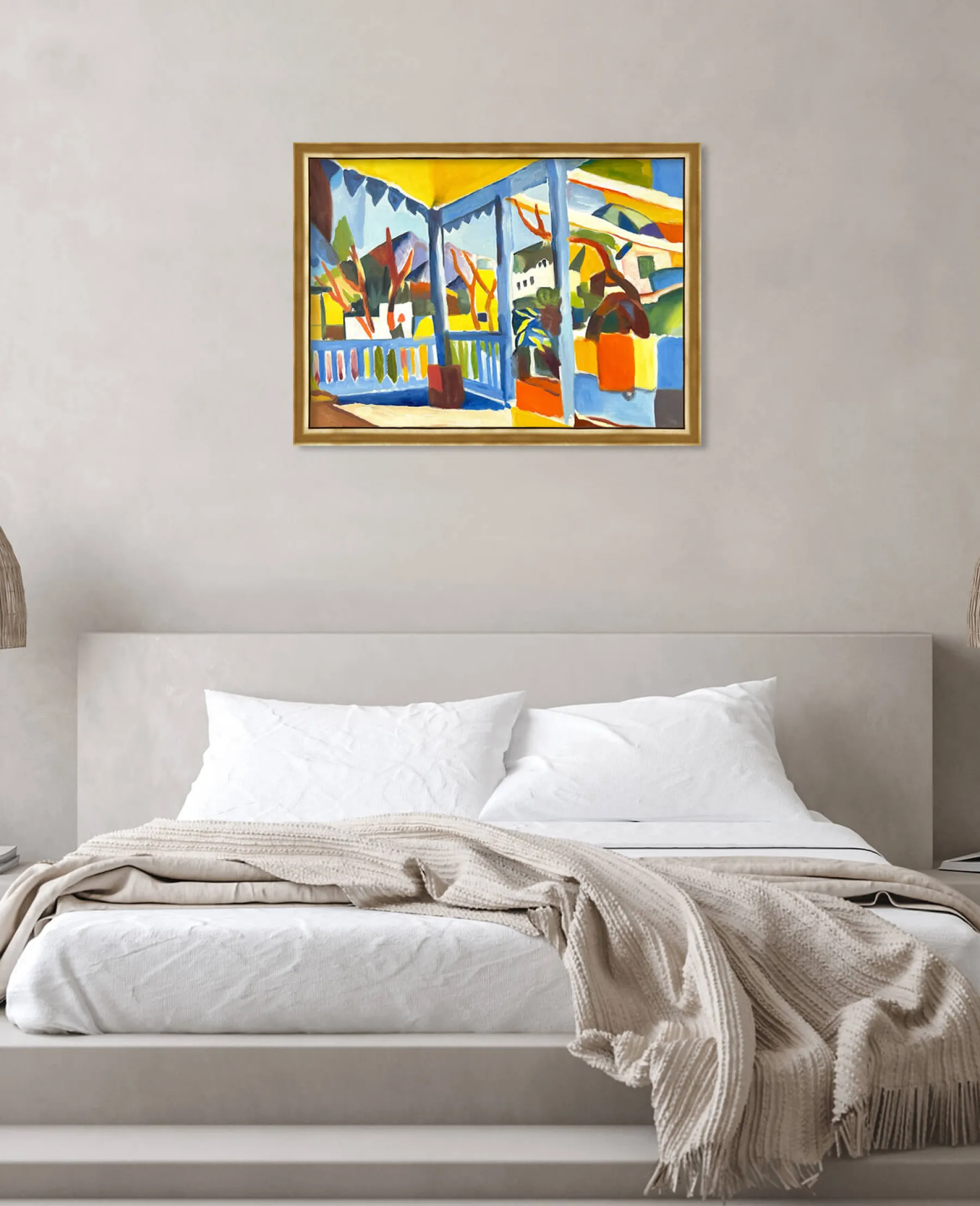 Galerie Mont Terrace of the country house in St. Germain - August Macke^ Macke
