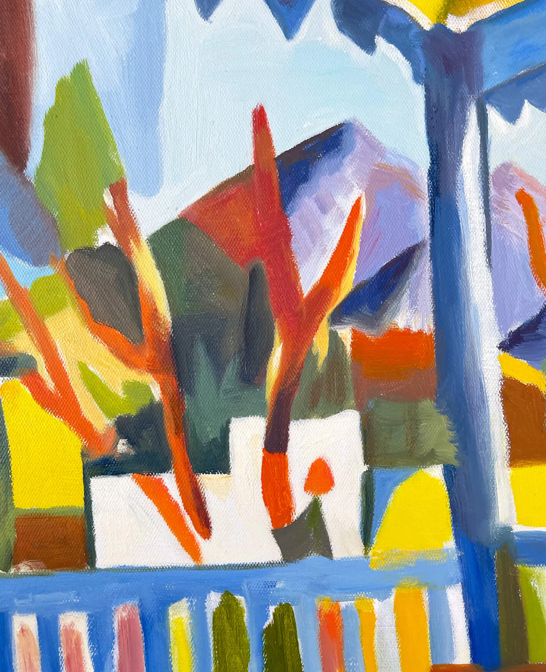 Galerie Mont Terrace of the country house in St. Germain - August Macke^ Macke