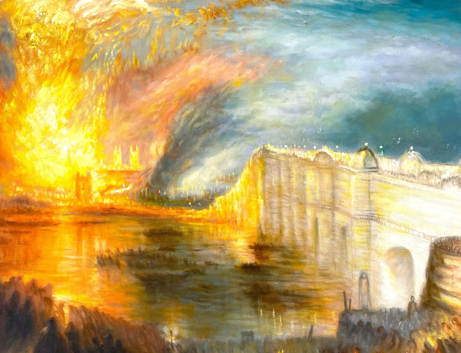 Galerie Mont The Burning of the Houses of Lords and Commons II - William Turner^ Turner