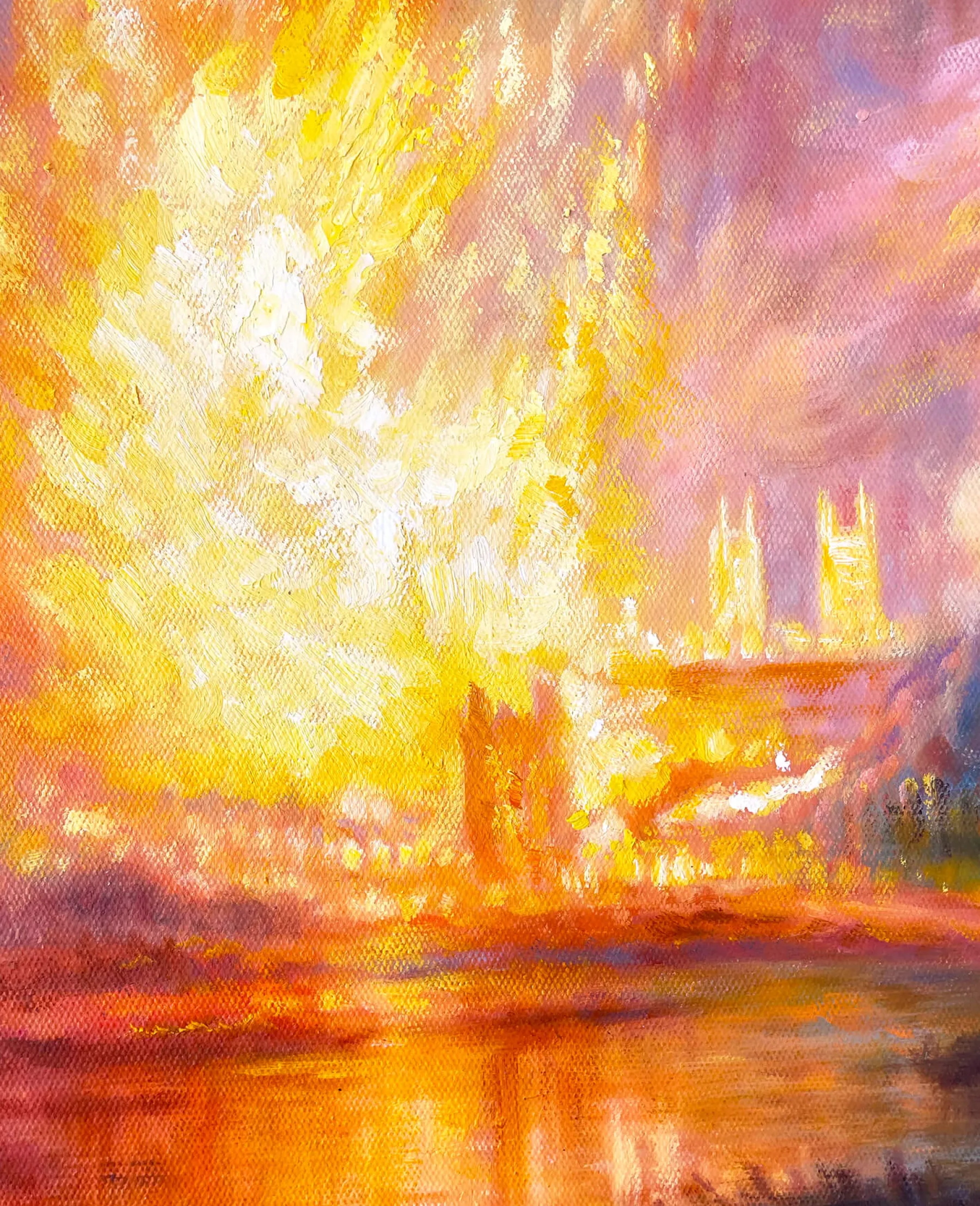Galerie Mont The Burning of the Houses of Lords and Commons II - William Turner^ Turner