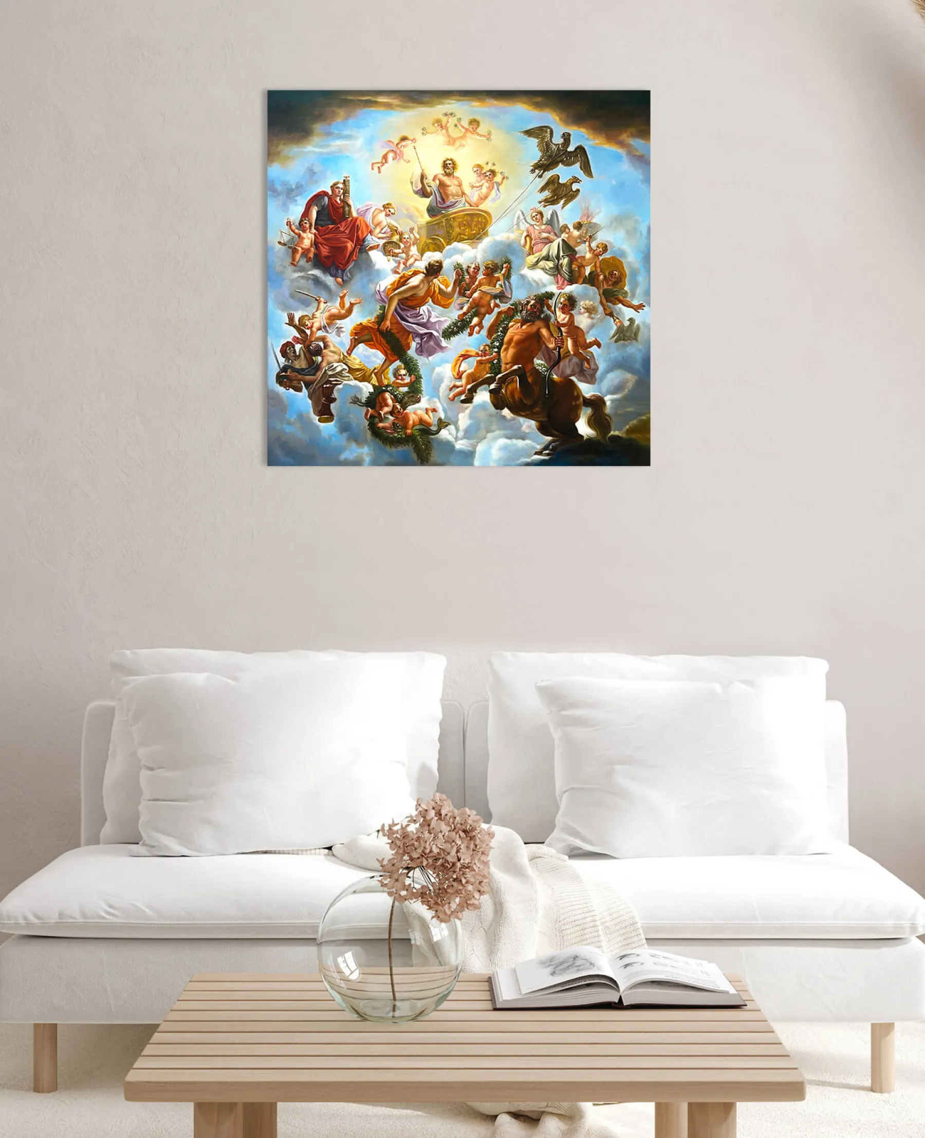 Galerie Mont The chariot of Jupiter between Justice and Piety - Noël-Nicolas Coypel^ Coypel