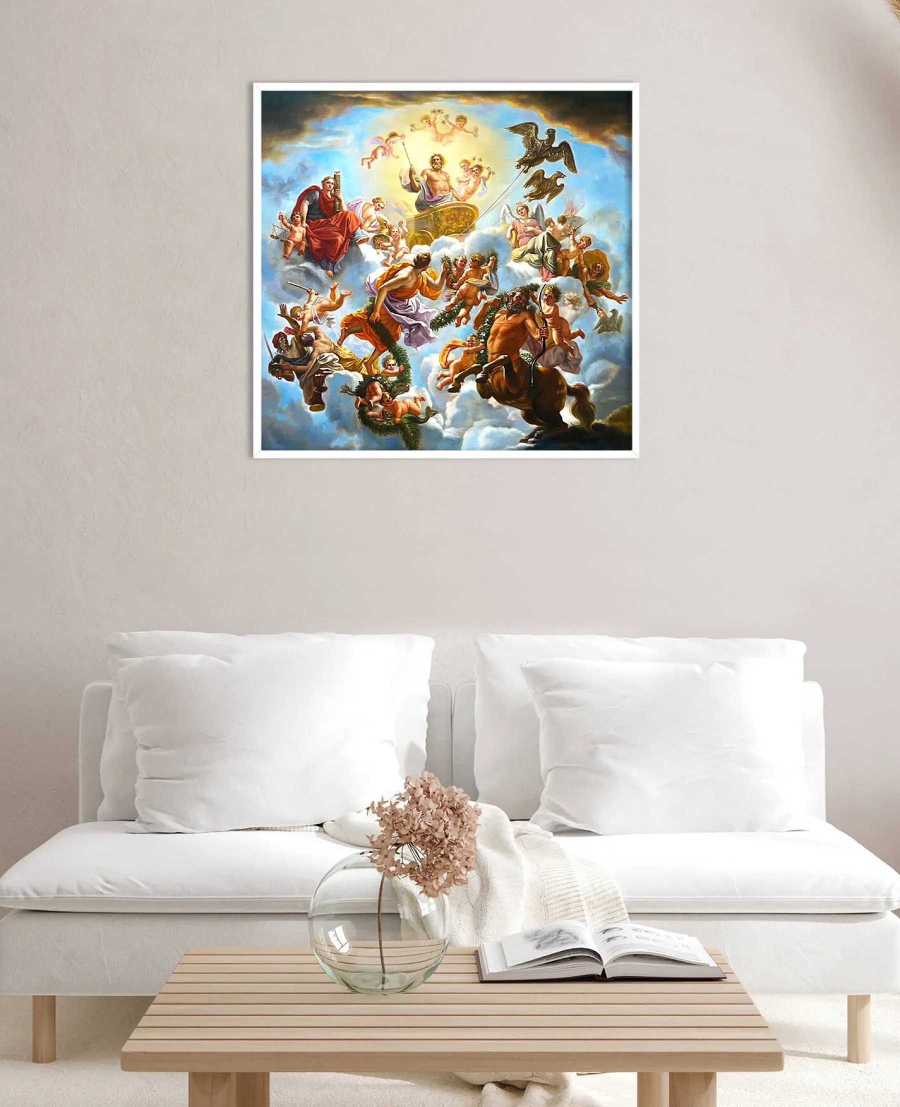 Galerie Mont The chariot of Jupiter between Justice and Piety - Noël-Nicolas Coypel^ Coypel