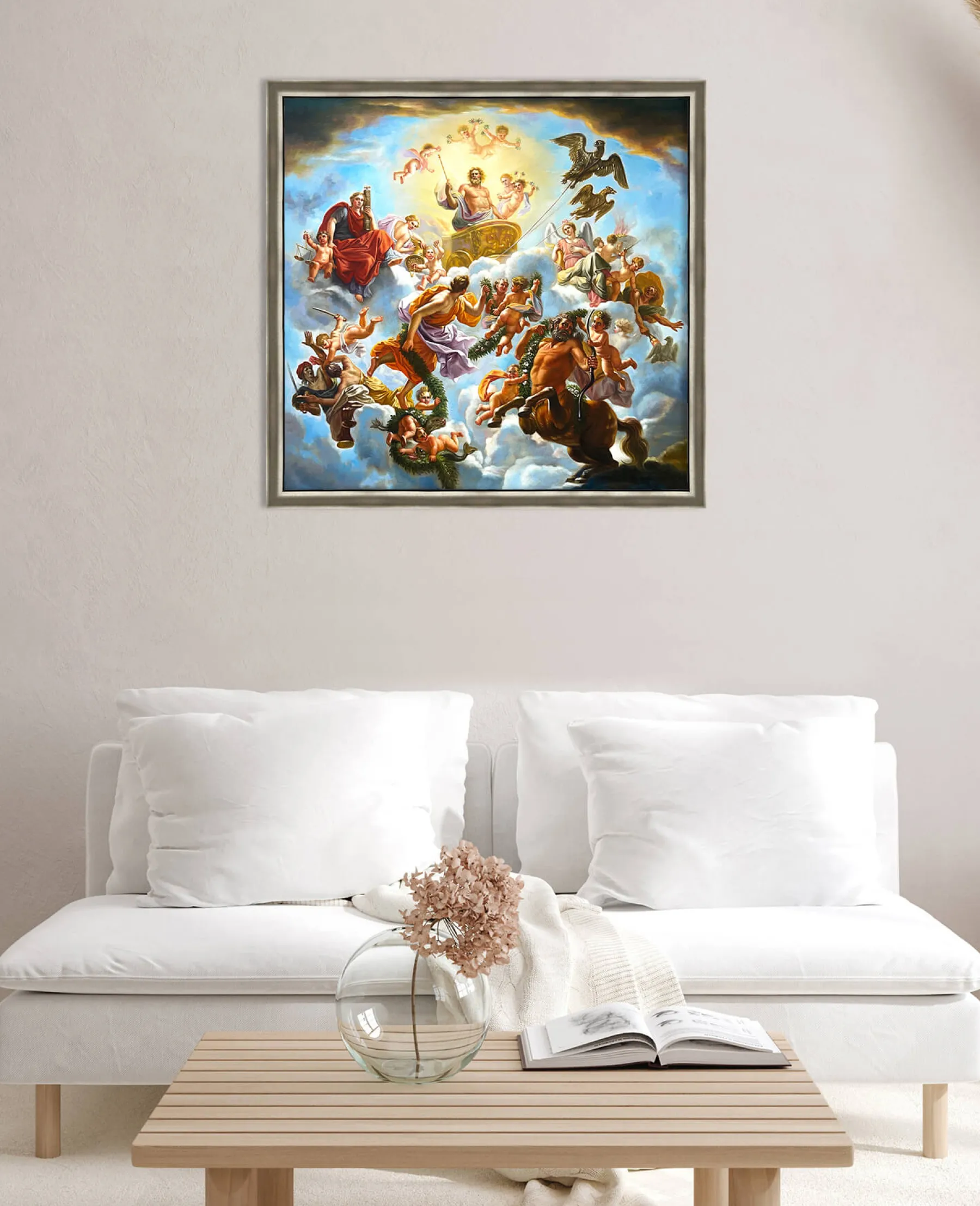 Galerie Mont The chariot of Jupiter between Justice and Piety - Noël-Nicolas Coypel^ Coypel