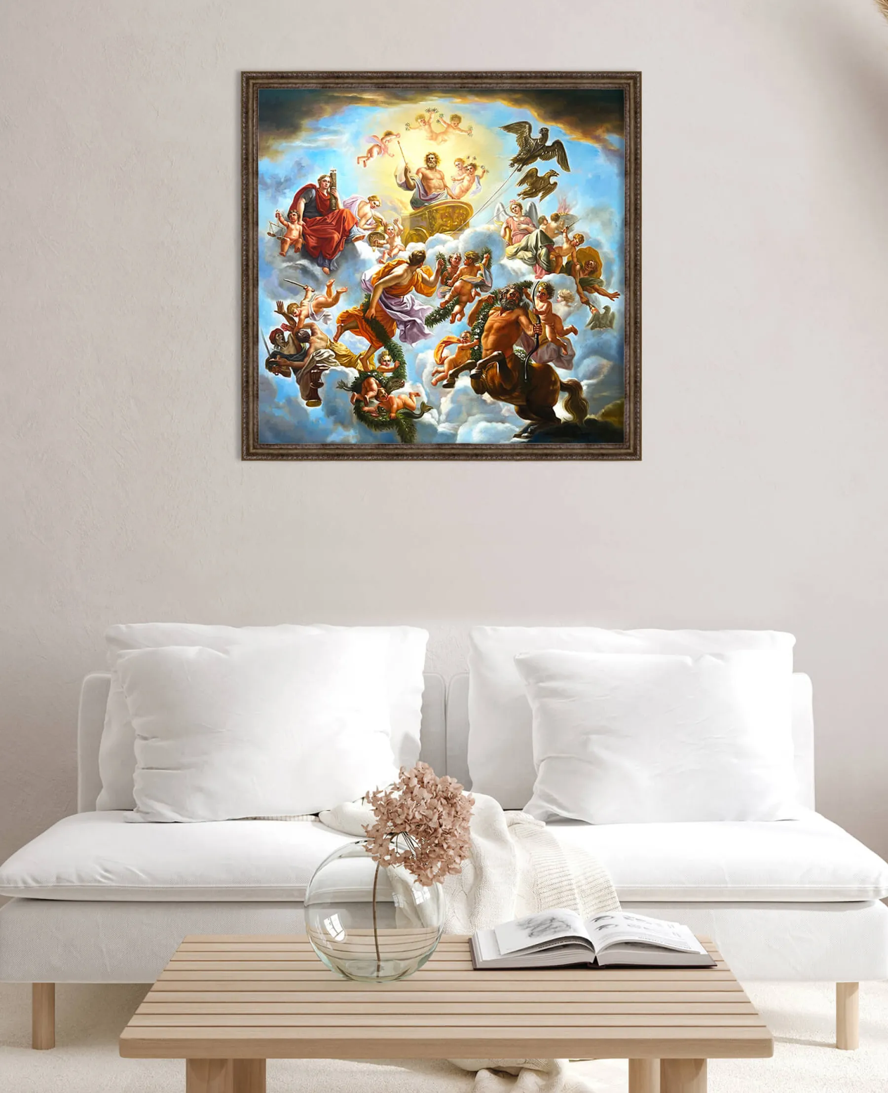Galerie Mont The chariot of Jupiter between Justice and Piety - Noël-Nicolas Coypel^ Coypel