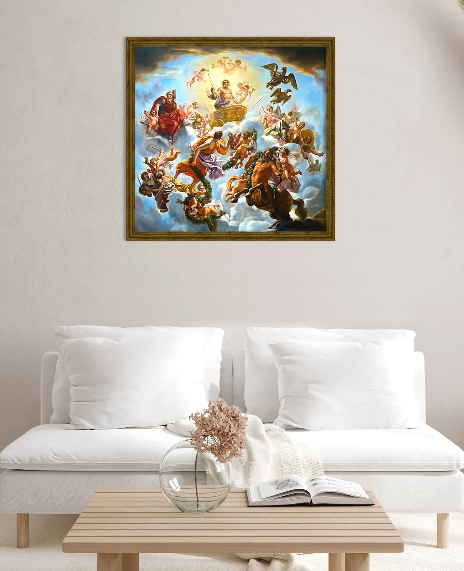 Galerie Mont The chariot of Jupiter between Justice and Piety - Noël-Nicolas Coypel^ Coypel