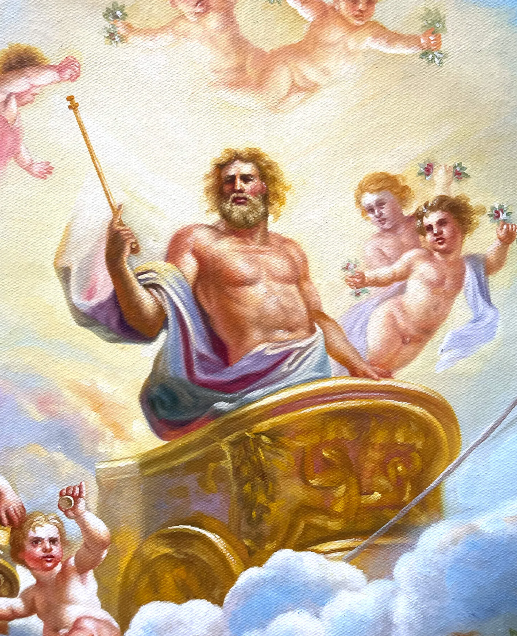 Galerie Mont The chariot of Jupiter between Justice and Piety - Noël-Nicolas Coypel^ Coypel
